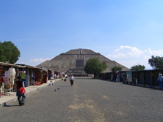 Tiendas de souvenirs en Teotihuacan