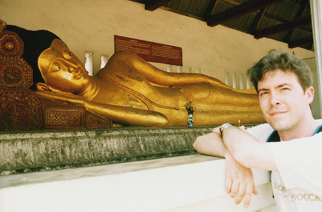 Buda reclinado en Ayuthaya