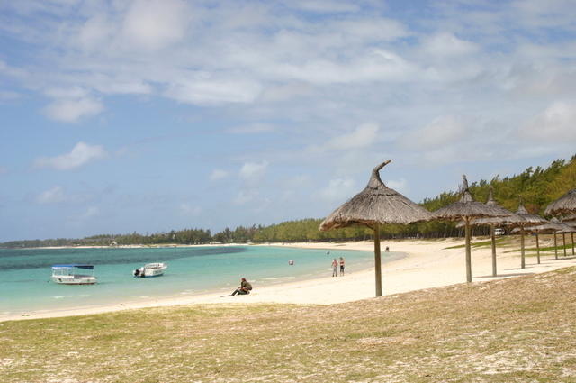 Playa desierta Mauricio