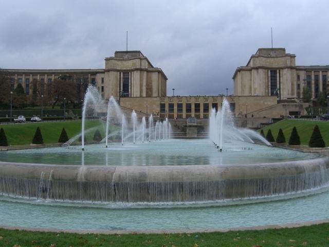 Fuentes de Trocadero y Palais Chaillot