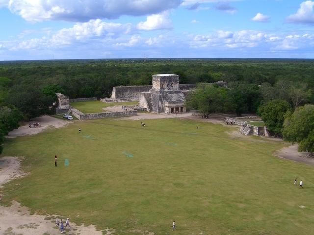 Juego de la pelota desde El Castillo