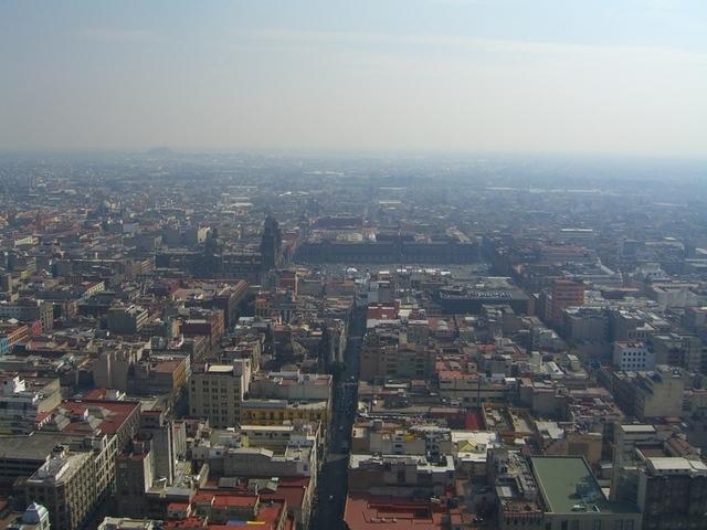 Zócalo desde Torre Latino